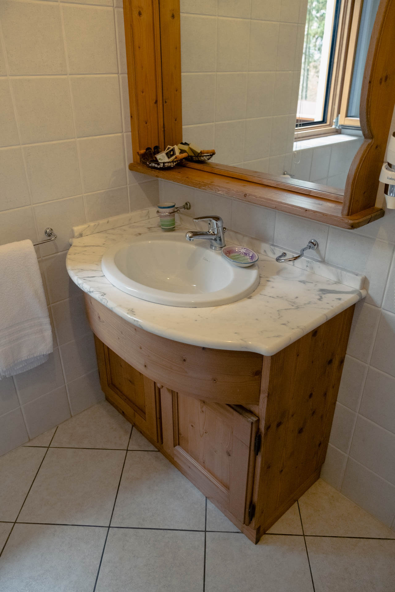 Bagno camere Agriturismo Prati Oitzinger