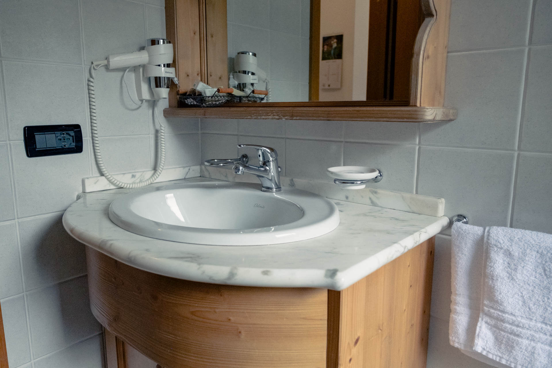 Bagno camere Agriturismo Prati Oitzinger